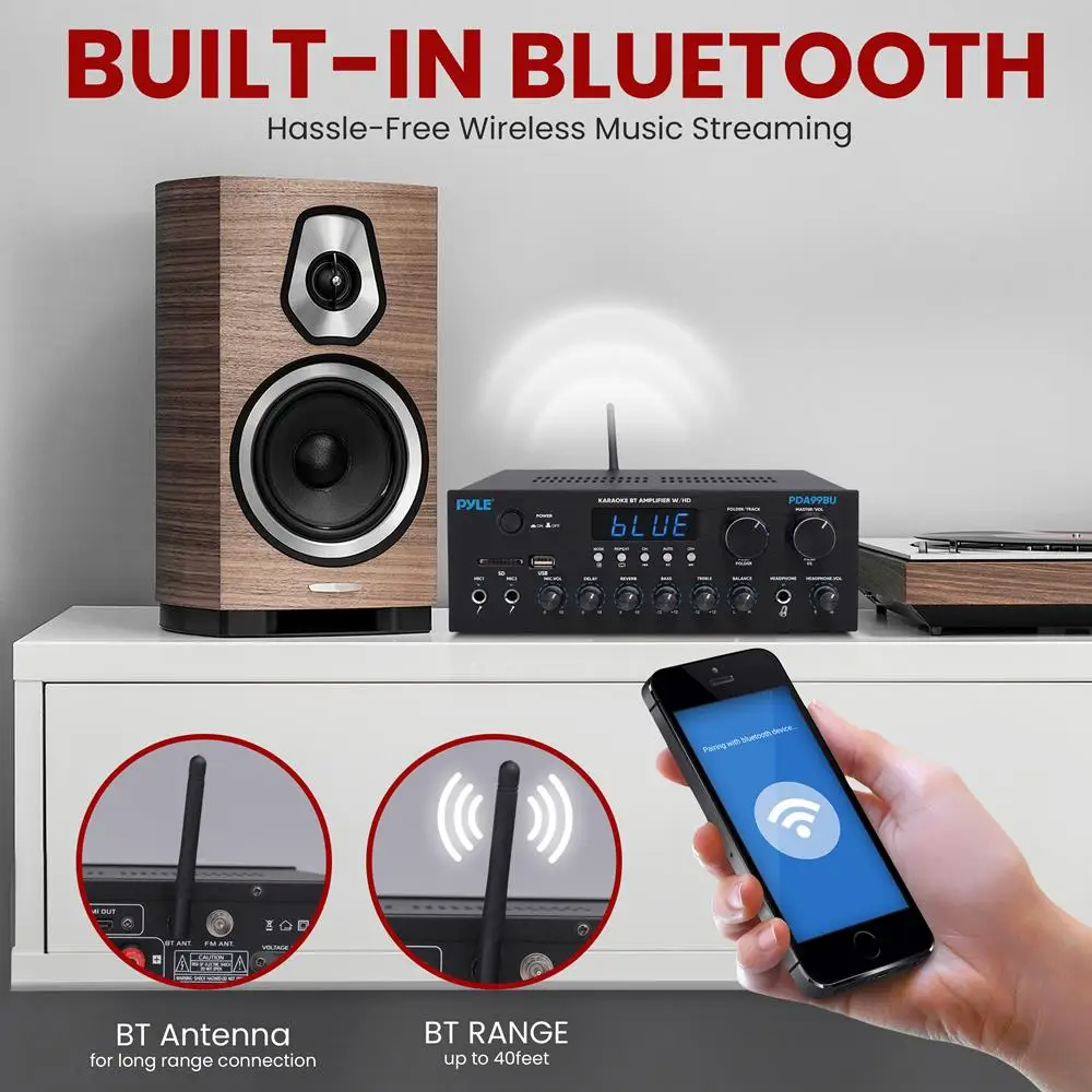 HIFI Wireless BT Streaming Amplifier