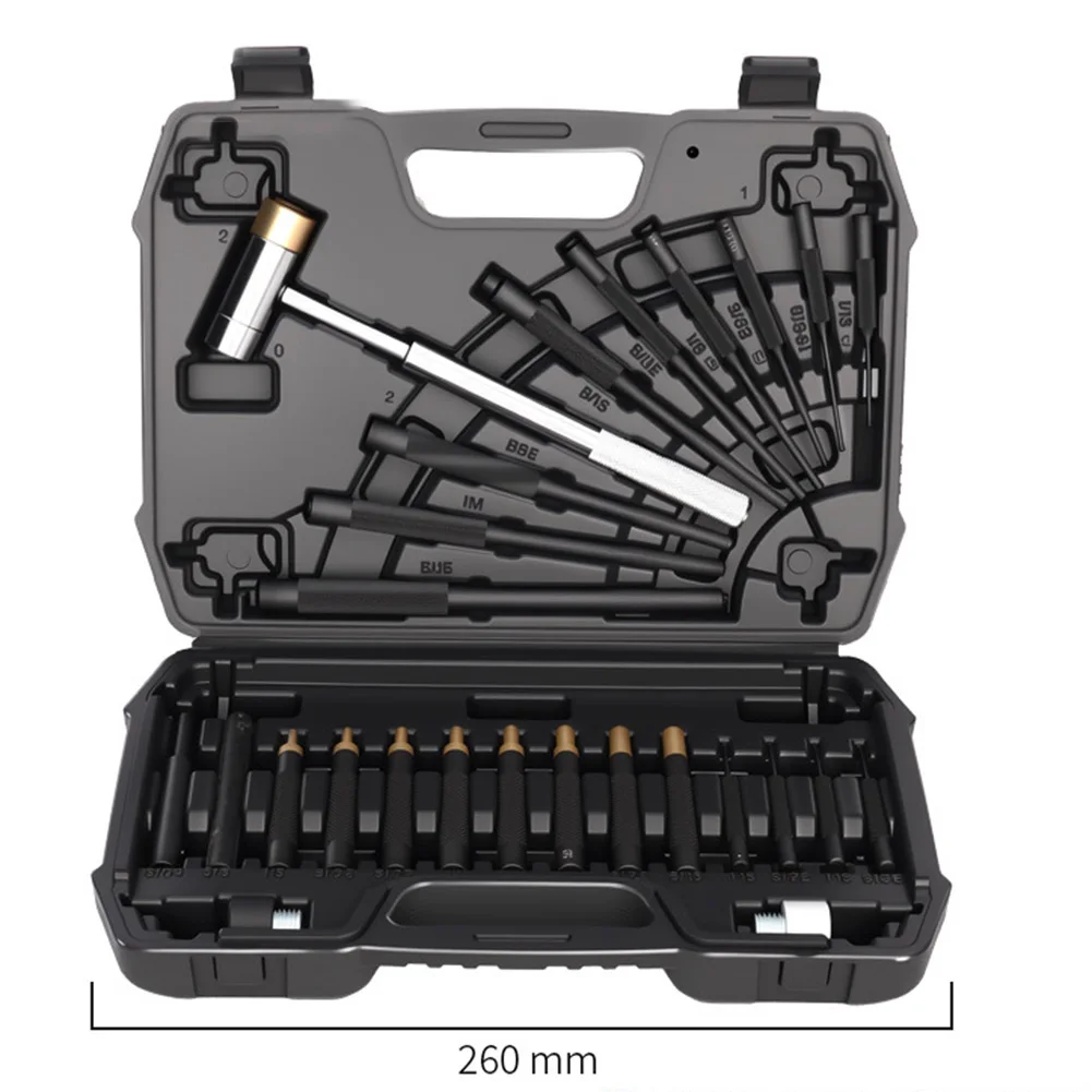 Comprehensive Toolset Non-Slip Block DIY Projects Precision Crafting Industrial-Grade Steel Complete Toolkit Comprehensive