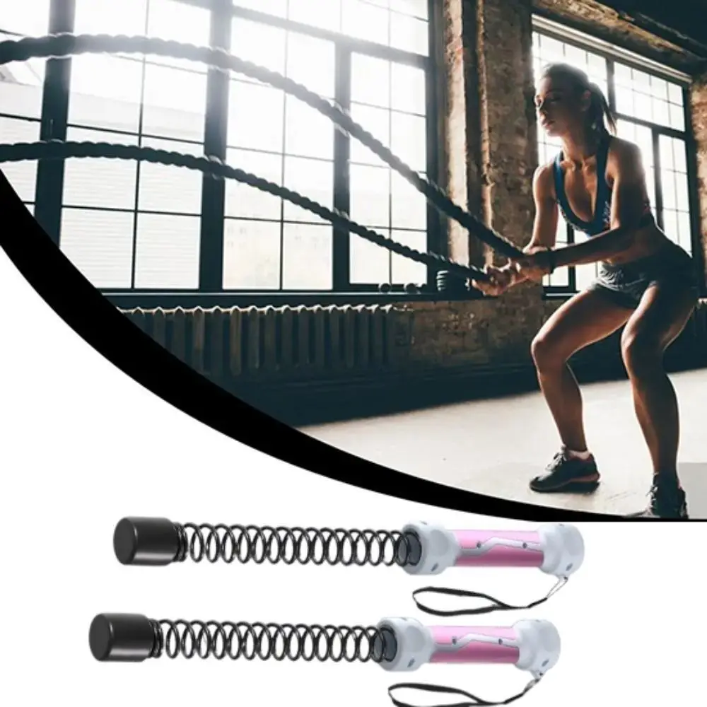 1 pair Replacement Spring Gym Battle Rope Rebound Stainless Steel Cordless Battle Rope Durable Multifunction Arm Strength Rope
