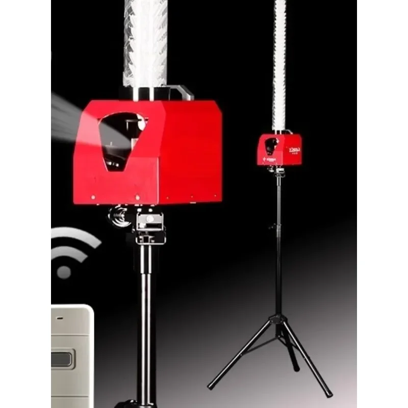 ZJ2102 Badminton Shuttle Launcher Machine,DC24V 199W,45-Ball Capacity 0.6-4 Balls/s Feed,7 Modes 20-140km/h for