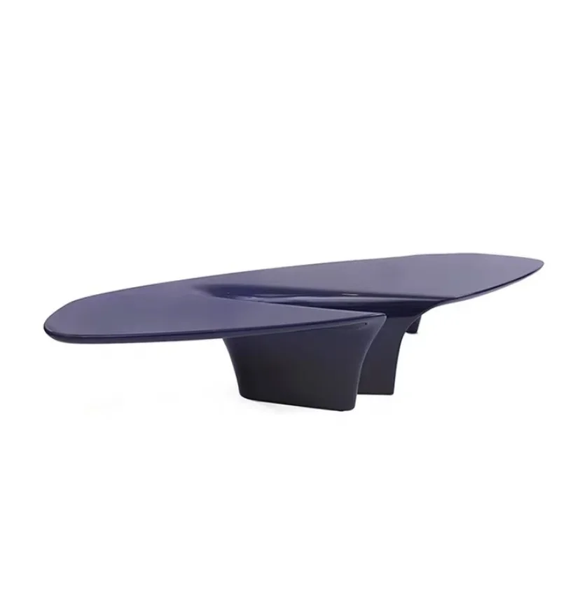 Vintage wabi silent wind conical coffee table modern special-shaped side  Internet celebrity coffee  hall coffee