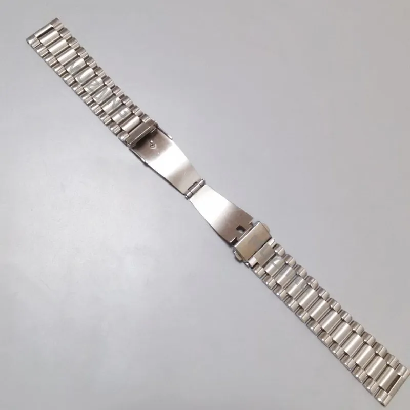 20mm 22mm 316L Stainless Steel Universal  President Straight End Watch Band Strap Bracelet Fit For RLX SKX All Watches