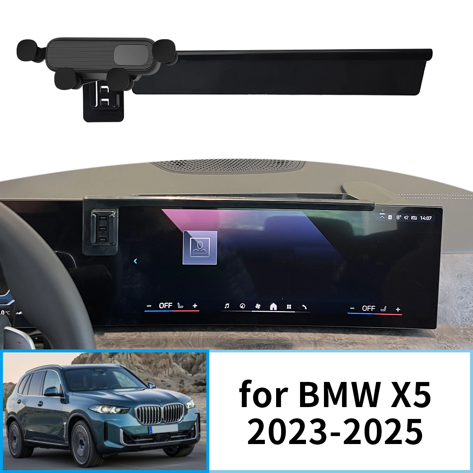 

Car Mobile Phone Holder for BMW X5 2023 2024 2025 G05 GPS Bracket Navigation Stand Auto Accessories