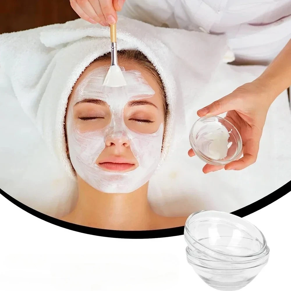 

1/3/5pcs Acrylic Face Beauty Mixing Bowl DIY Stirring Bowls Transparent Cosmetic Beauty Tool Home Salon Spa Face Skin Applicator