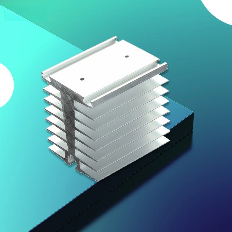 SSR Heat Sink 10A-150A for Single/3-Phase High Thermal Conductivity Aluminum Extrusion