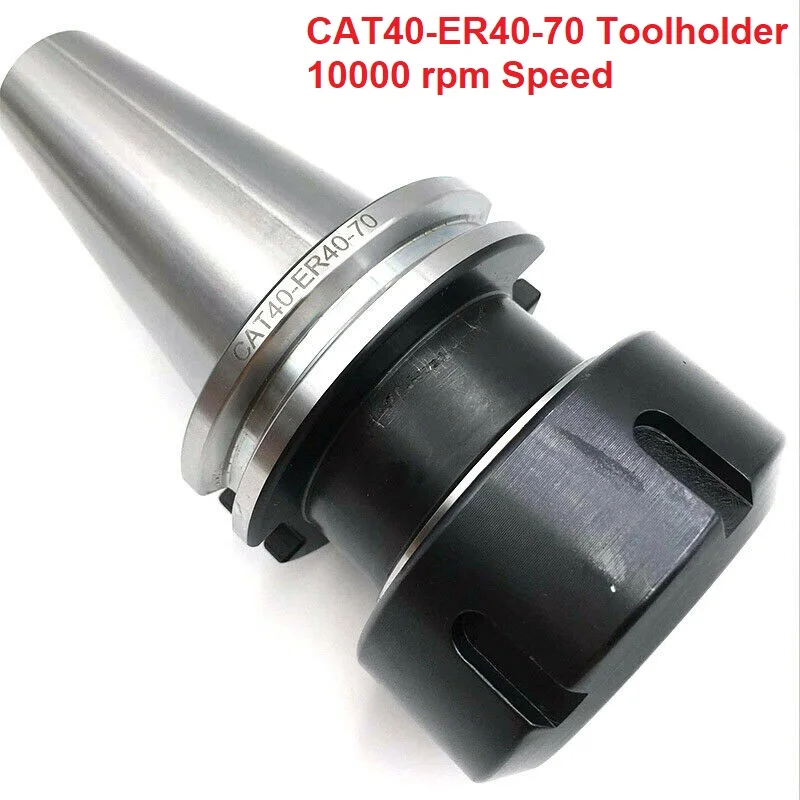 

CAT40 Tool Holder Collet Chuck ER40 Toolholder L70mm 10000rpm CNC Toolholder for CNC Machining Center New