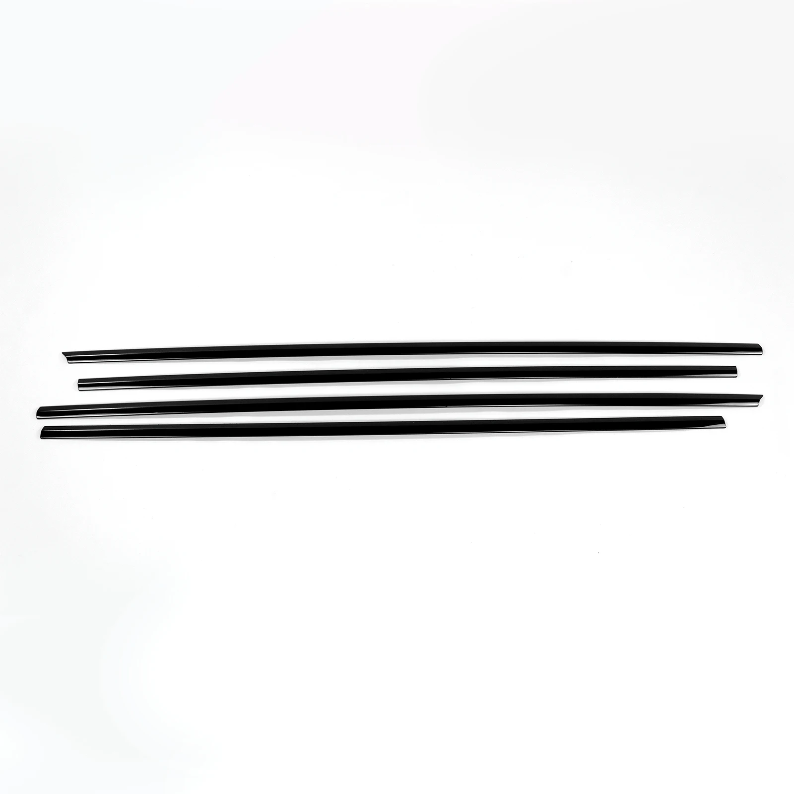 

10PCS Car Exterior Window Moulding Trim Strip Decorative Sticker Door Protection For Volvo XC90 2014-2025 Gloss Black