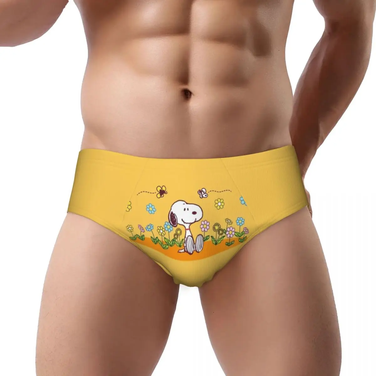 

Мужские трусы Snoopy под заказ, трусы, мужское эластичное нижнее белье из фильма, трусы