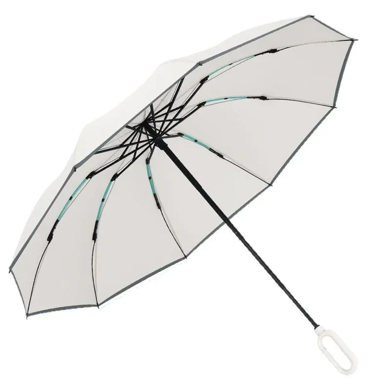 

20 fracture folding umbrella with thickened windproof ring buckle, suitable for rainy and sunny advertising umbrellas