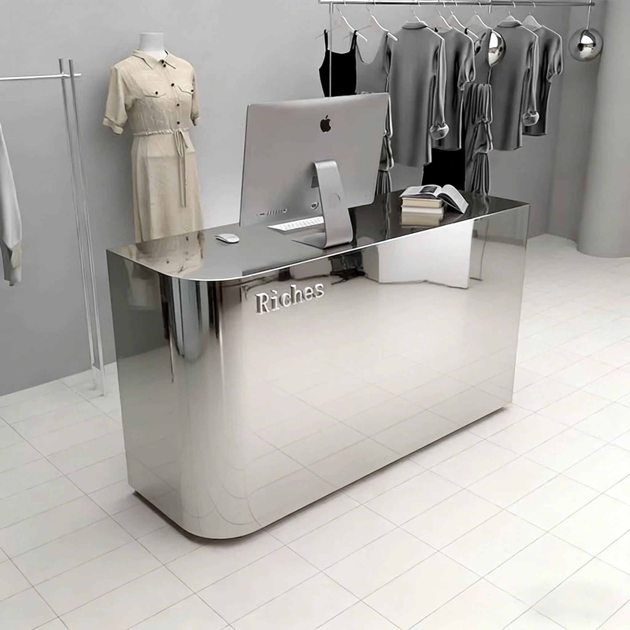 Shop Beauty Reception Desks Salon Industrial European Display Reception Desks Aesthetic Organizers Scrivania Trendy Furniture