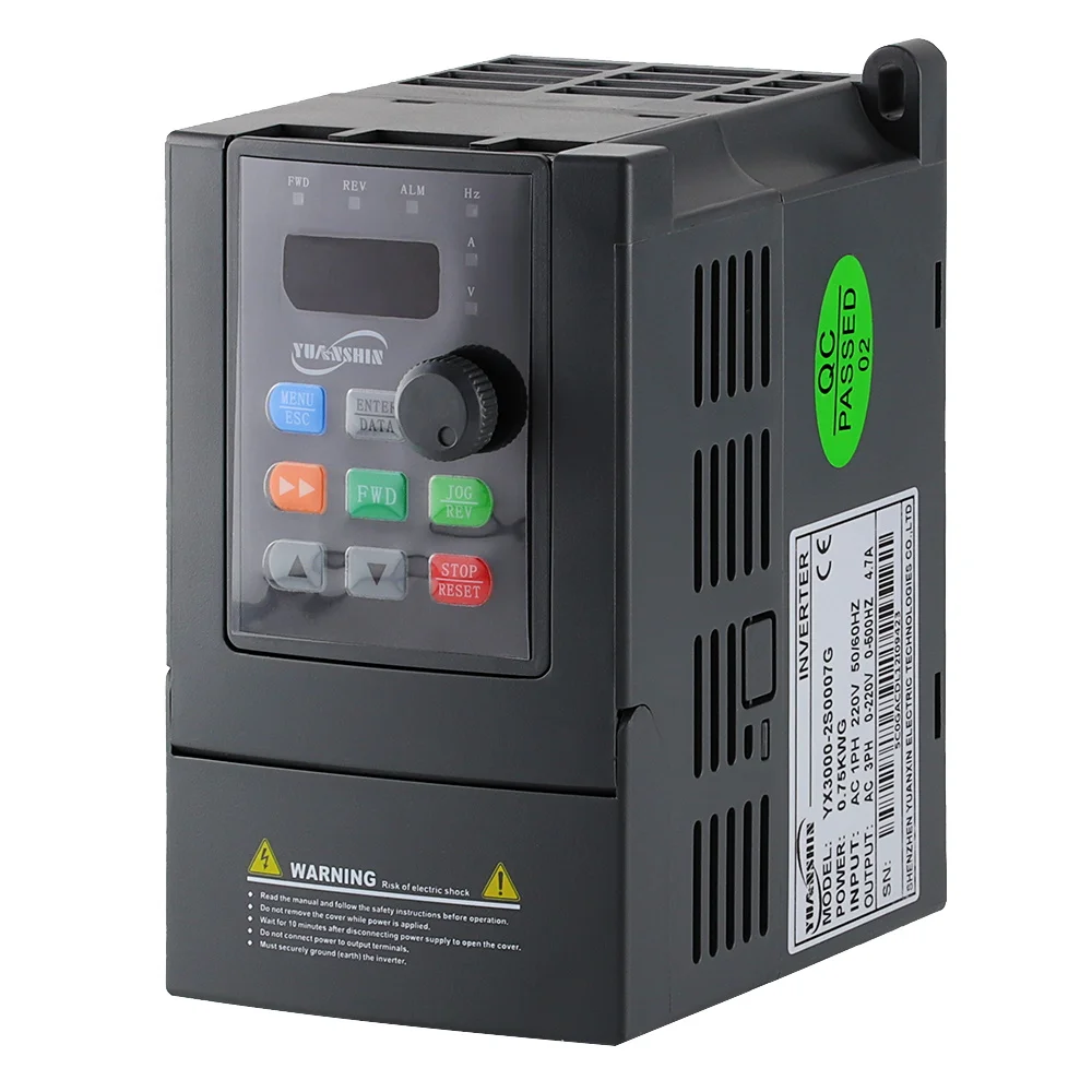 

220V/380V Frequency Inverter 50/60Hz Converter 0.4kw~3.7kw power supplies