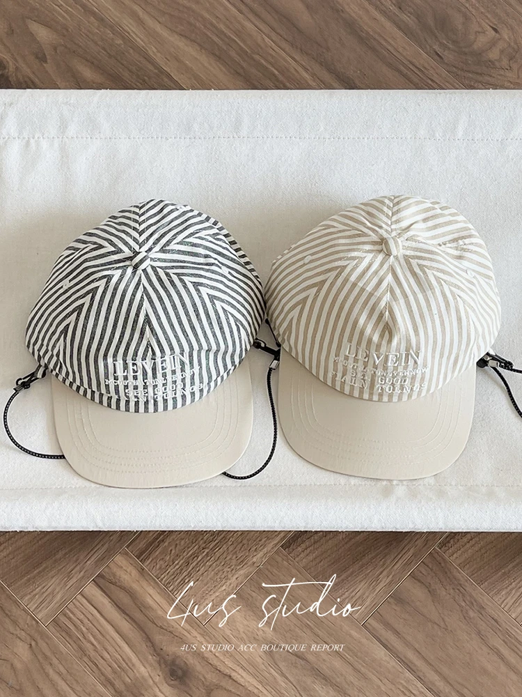 

Embroidered baseball cap women's 2025 spring and summer new niche flat-brimmed cap shows small face