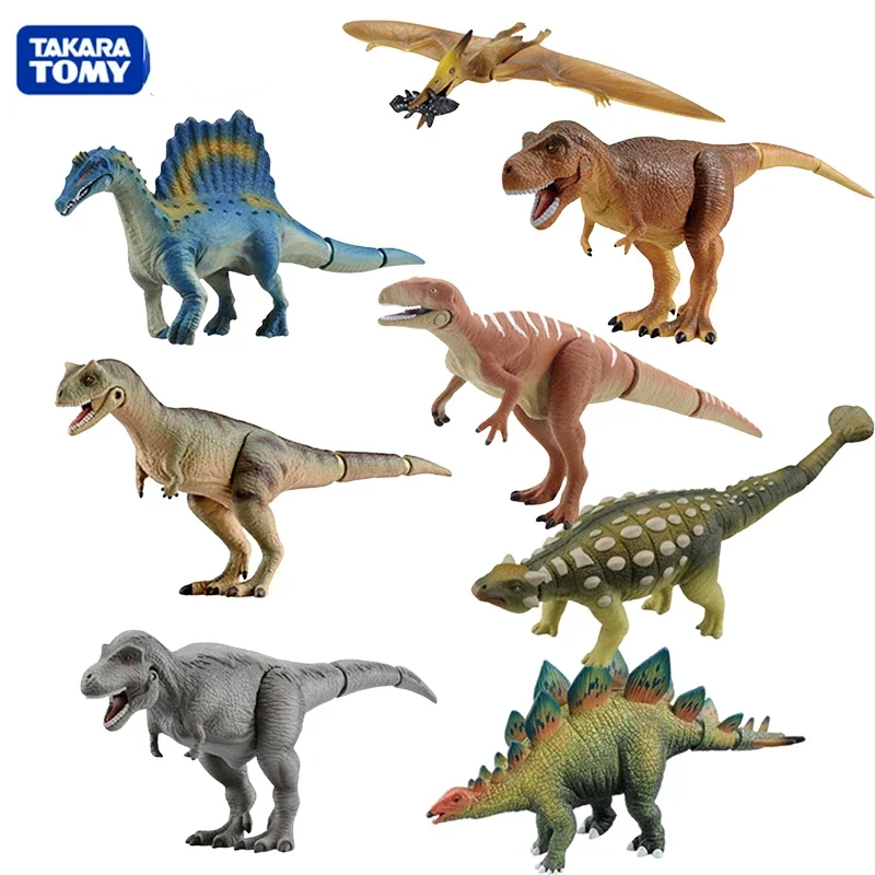 In Stock Genuine Domeka Anlia Jurassic World Tyrannosaurus Rex Spinosaurus Brachiosaurus Ankylosaurus Tyrannosaurus Toy Model