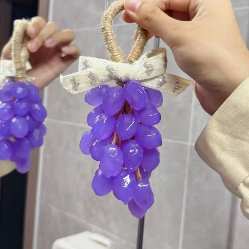 

DIY Soap Material Grape Aromatherapy Pendant Cleaning Soap Hand Soap Bar Handmade Soap Grape Shape Scented