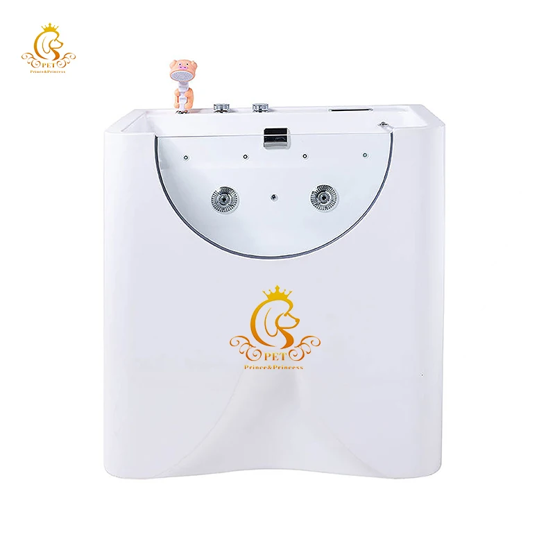 Household Indoor Independent Constant Temperature Pet Bath Basin Cat and Dog Spa Bathtub Jet Lamp Bead Bathtub