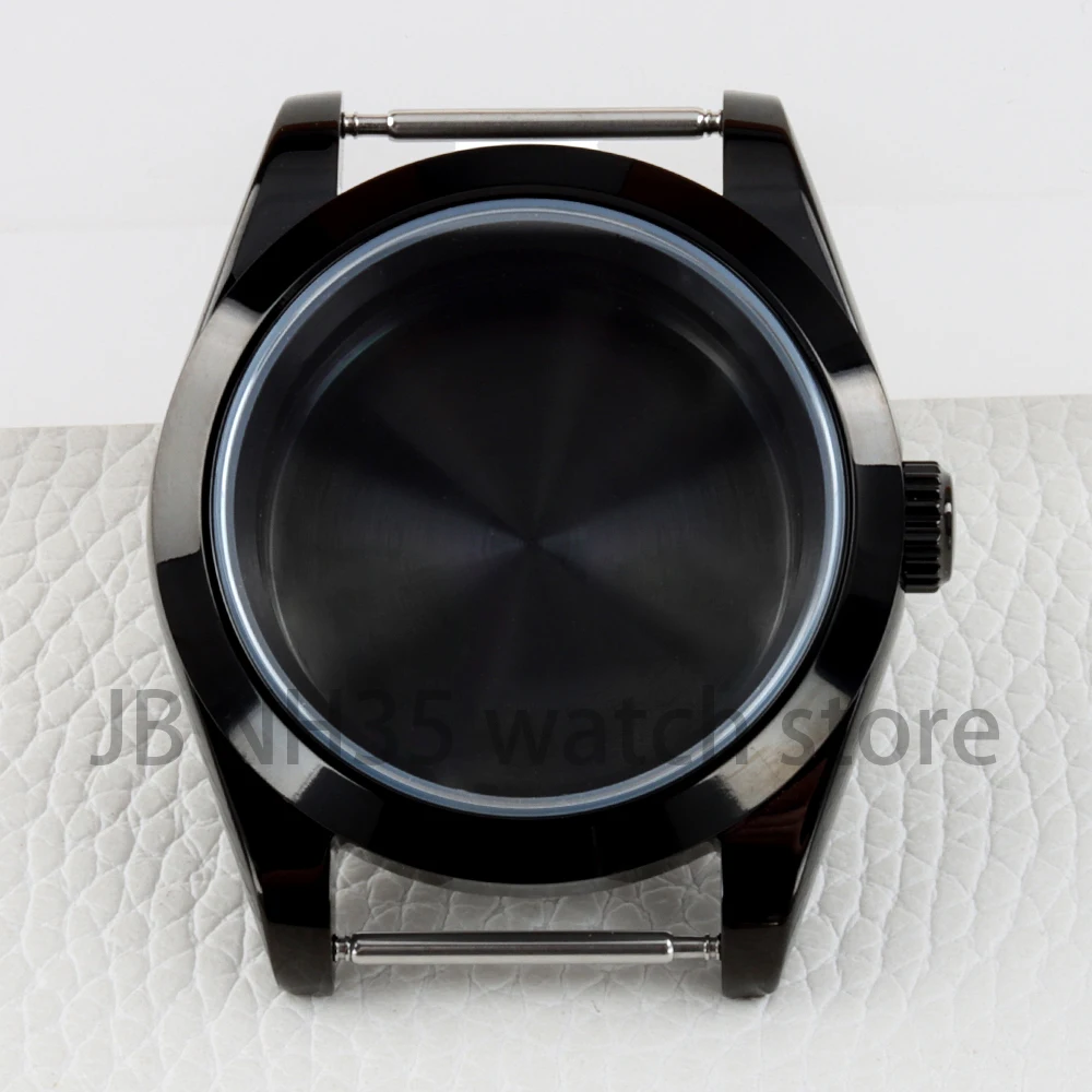 NH35 ساعة حافظة 36 مللي متر/39 مللي متر الياقوت الزجاج الصلبة 316L الفولاذ المقاوم للصدأ مقاوم للماء لحركة Seiko NH35 NH36 Datejust 28.5 مللي متر الطلب #5