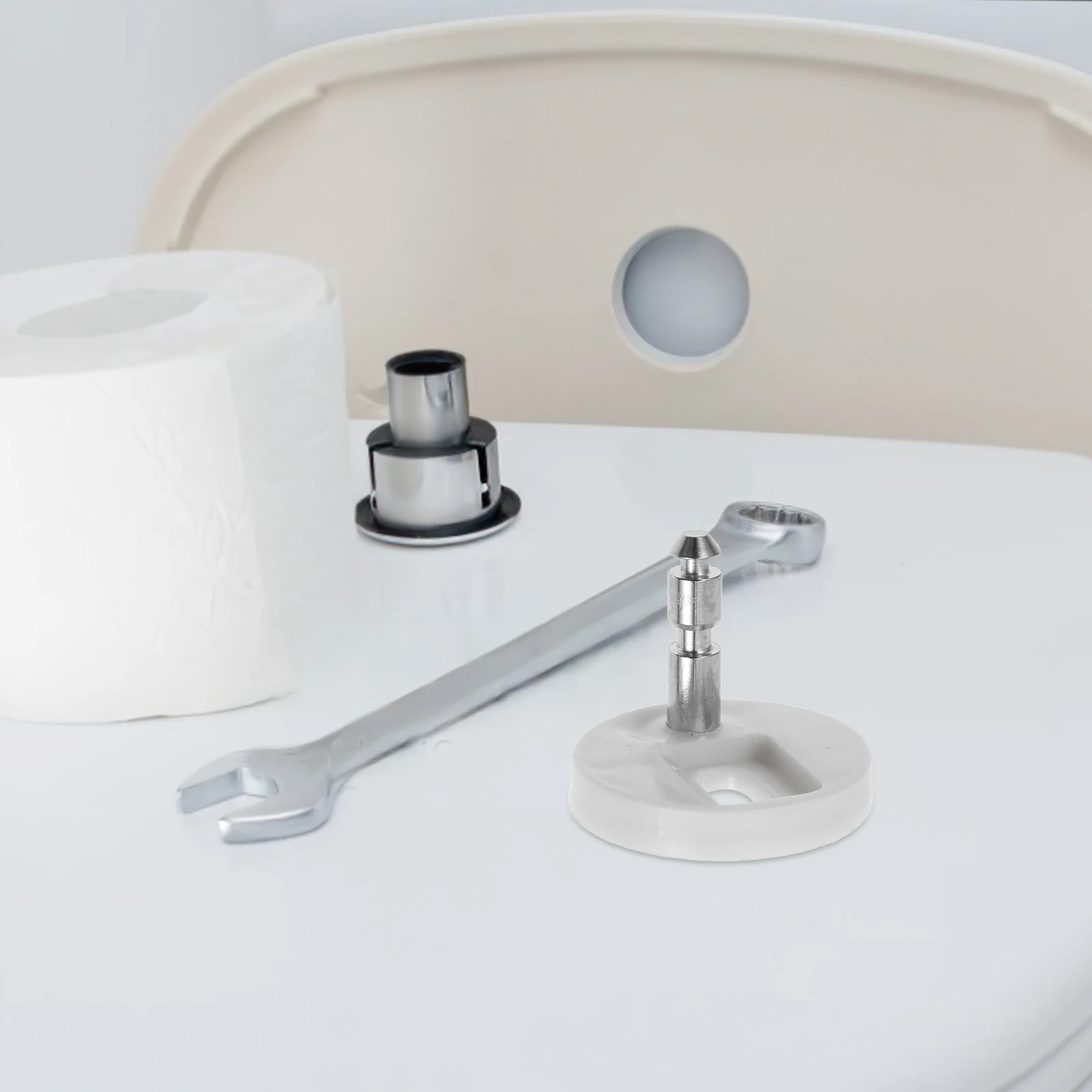 

2 Pcs Toilet Seat Fixing Screws Durable Universal Replacement Hinges Secure Fit Easy Installation Bolts For Home Use