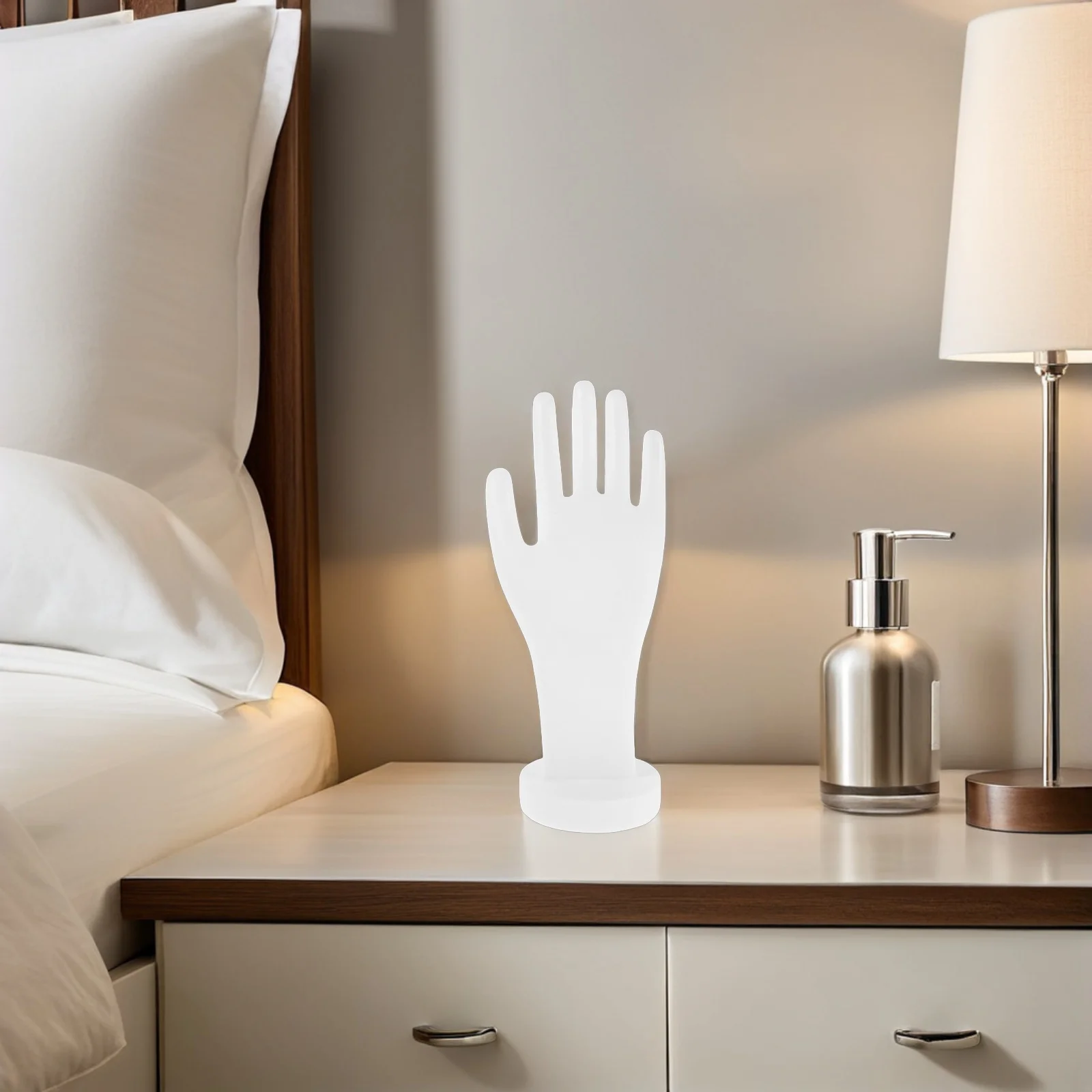 Male Mannequin Hand Left Hand Display Realistic Jewelry Rings Bracelets Watch Organizer Display Glove Stand Mannequin Hands