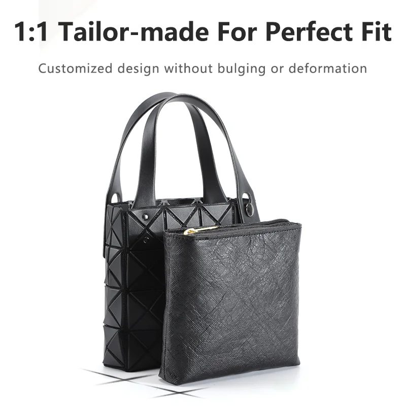 WUTA Inner Bag Dupont Paper Bag Organizer accessori BAO BAO borse con inserto impermeabile per Issey Miyake Mini Tote Storage Handbag