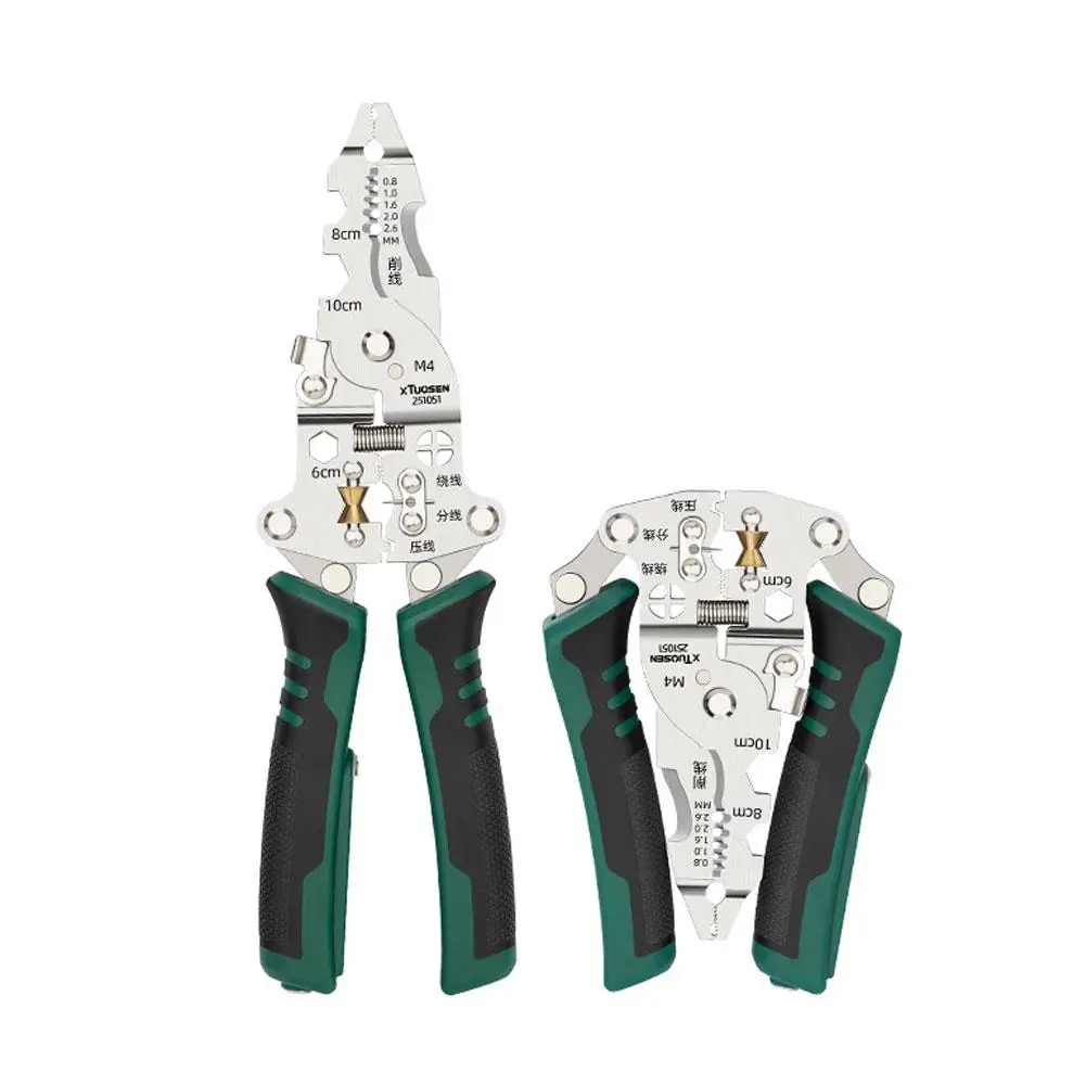 

Складной щипцы для зачистки проводов, щипцы для резки кабеля, плоскогубцы для электрика, инструмент для резки кабеля, инструмент для зачистки проводов с электрической тестовой ручкой