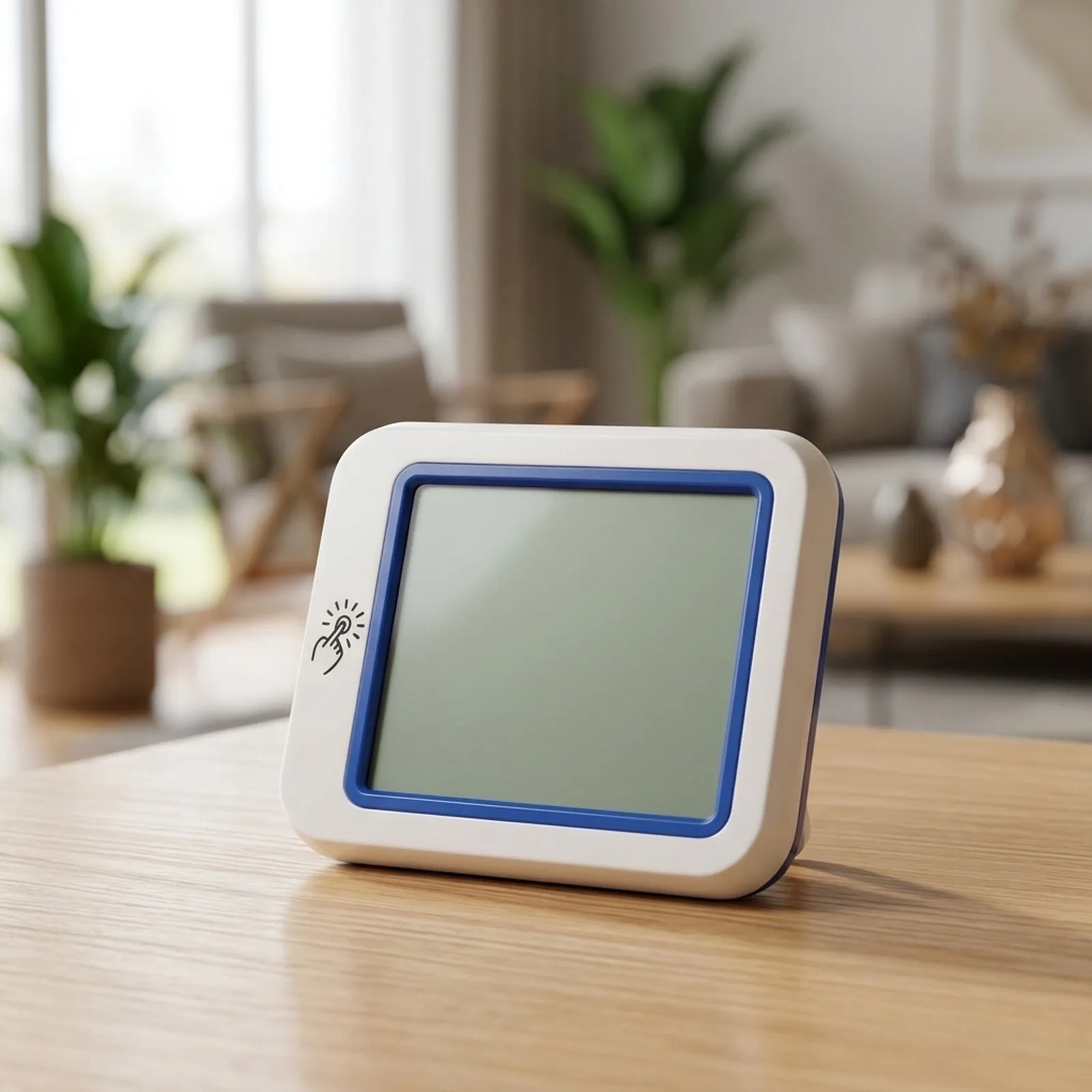 Digital Thermometer and Hygrometer for Room Use with Comfort Icons and Multiple Mounting Methods for Home Office