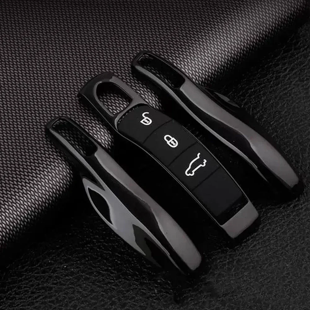 For Porsche Panamera Spyder Carrera Macan Boxster Cayman Cayenne 911 970 981 991 Car Smart Remote Key Case Covers Set Shell