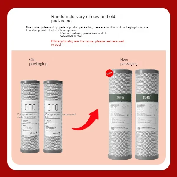 10Inch Cto Actived Carbon Water Filter,Water Filter Cartridge,Filter Het Water Verwijdering De Cholorine.