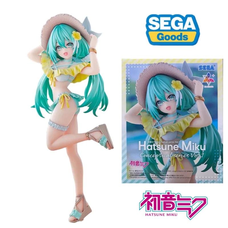 

В наличии оригинальная SEGA Luminasta Hatsune Miku концептуальная серия Vol.1 аниме фигурка модель коллекция подарок на день рождения игрушки подарки