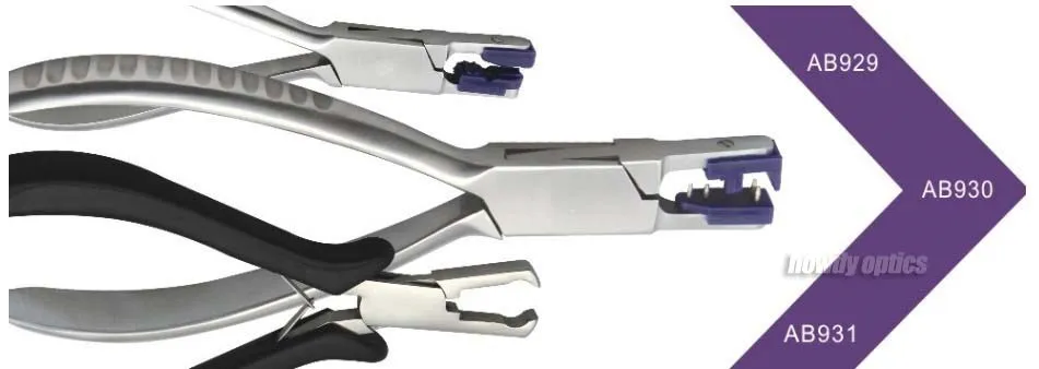 Quality Eyeglasses Silhouette Plier Rimless Glasses Plier AB929 AB930 AB931
