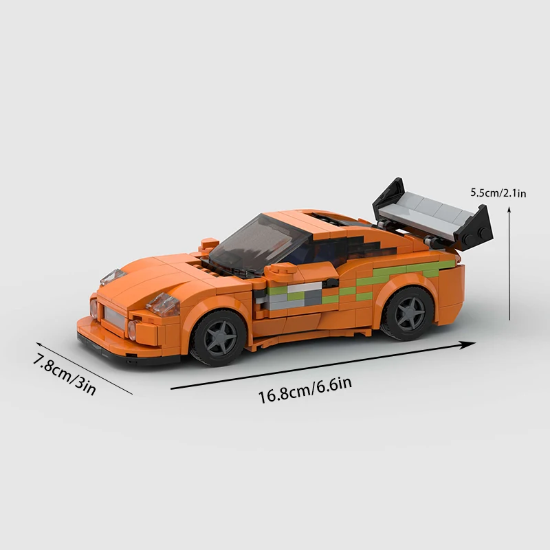 Creative racing model assembly kit, an ideal choice for Halloween and Christmas gifts, and a collectible home decoration