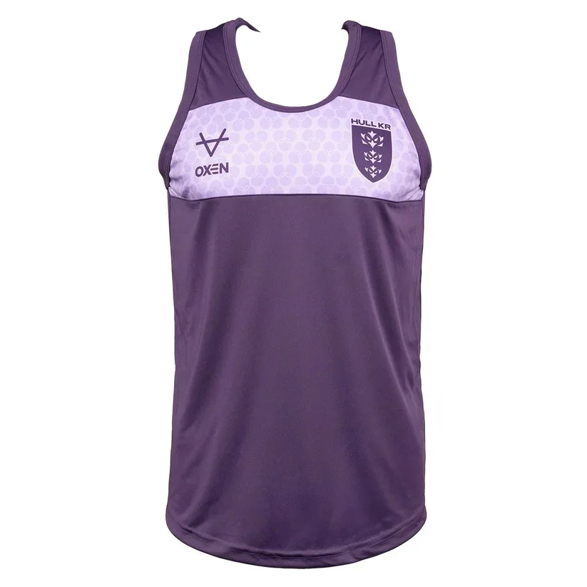 Kedatangan Lambung KR Rumah Rugby Jersey Inggris Pria Kebesaran Kasual Cepat Kering Pelatihan Rompi Anak Olahraga Rompi Colthing Top Tee