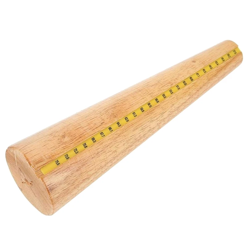 

Wooden Bracelet Mandrel With Scale Bracelet Sizer Jewelry Tools Bracelet Sizing Bangle Mandrel Wire Wrapping Tool 066C