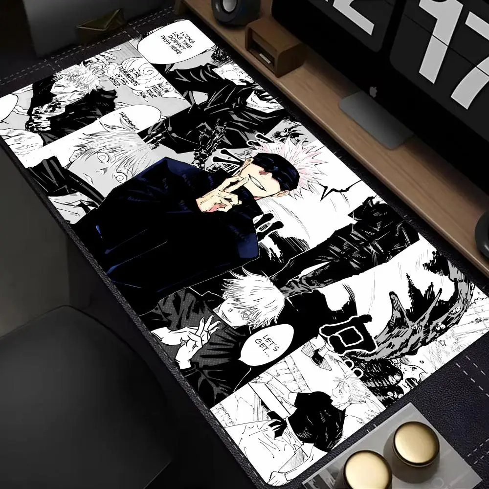 

Anime Jujutsu Kaisen Mouse Pad Cool Gojo Satoru Large Gaming Mousepad Gamer Laptop Keyboard Mice Mat Computer Desk Mat