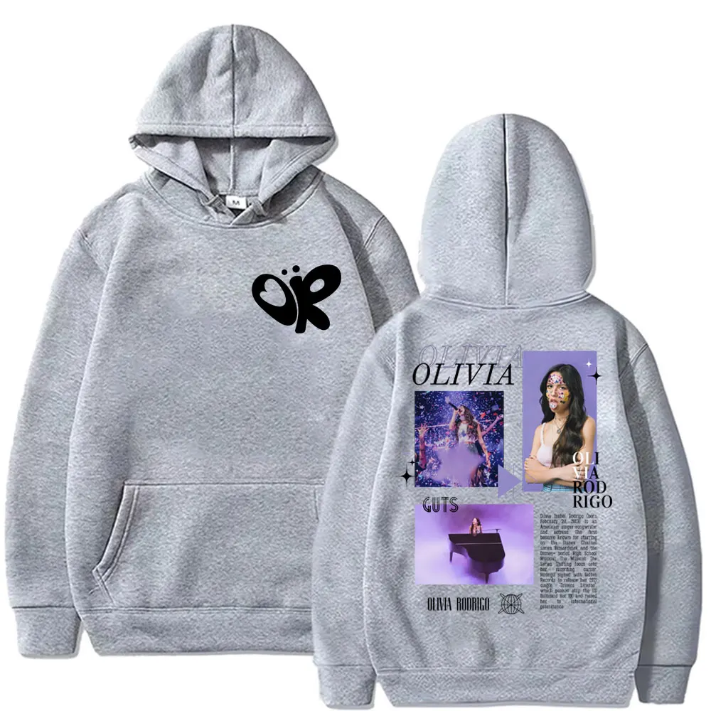 Singer Sour Vampire Guts Tour Hoodie Men Women Fashion Hip Hop Y2k Clothes Sweatshirts Casual Fleece Oversized Tracksuit Gifts