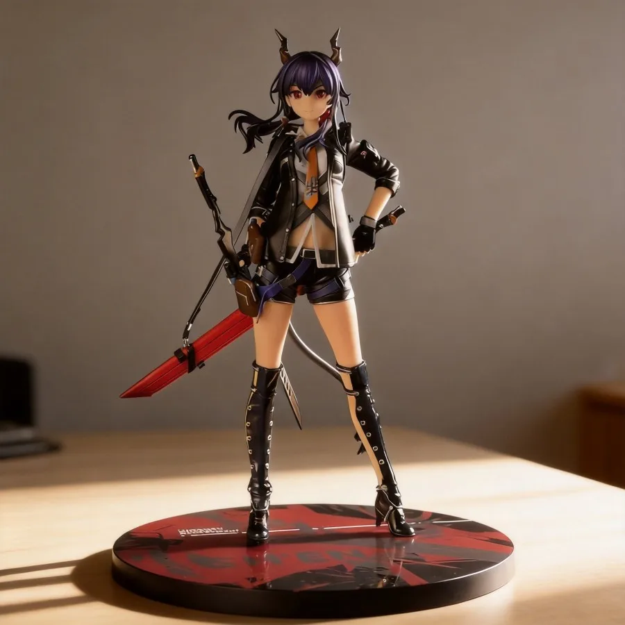 

Arknights Chen Anime Figure Beautiful Girl Collectible Model Desktop Decoration Gift for Game Fans 26cm