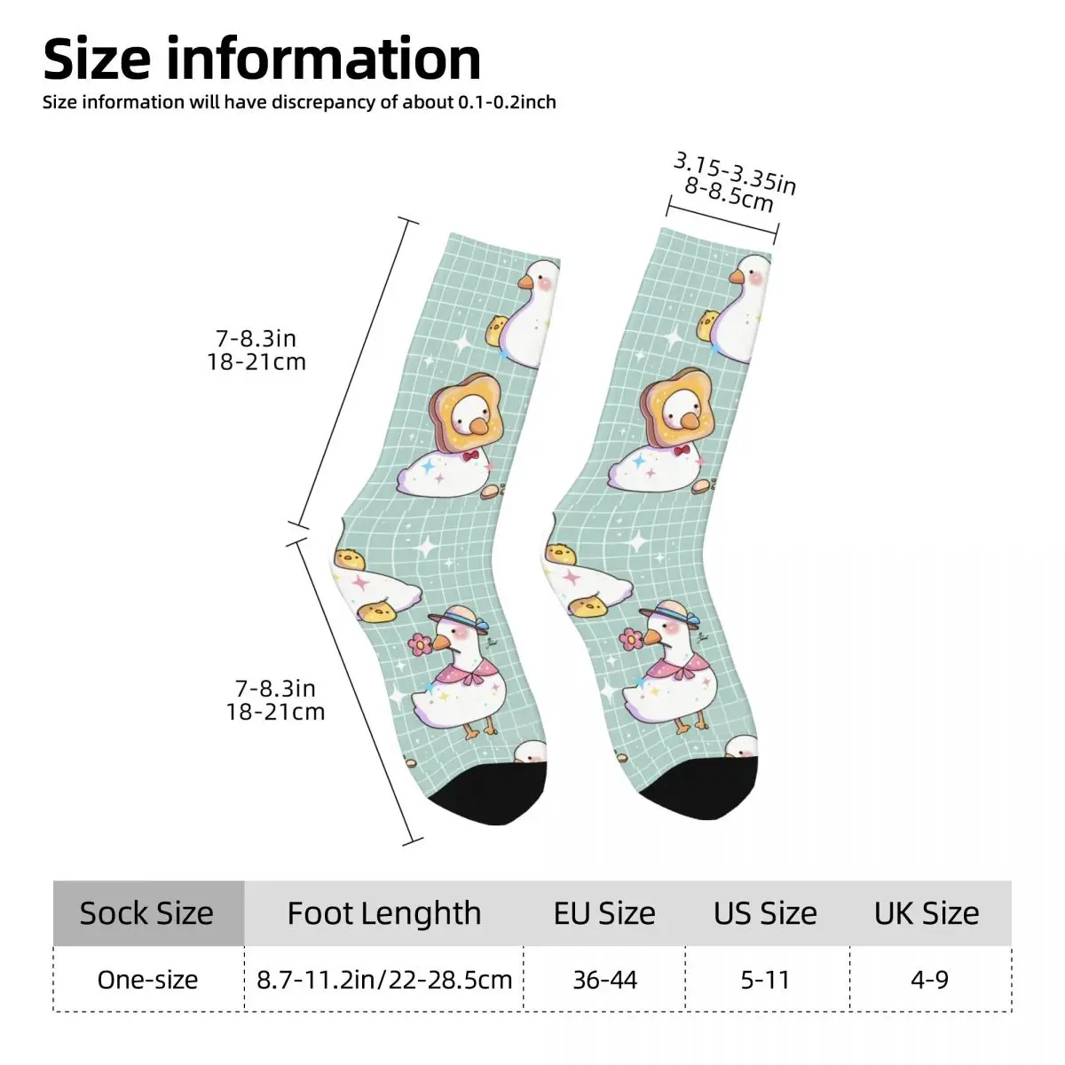 Duck Sock Printed Man Polyester