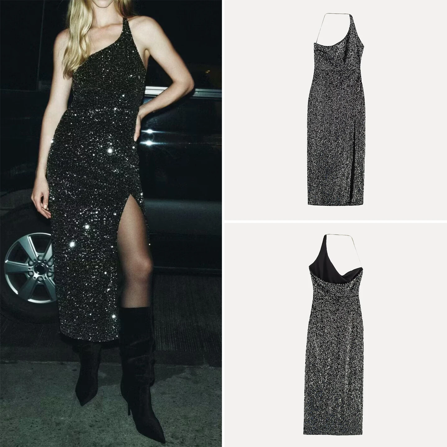 패셔너블 비대칭 닥터 엘레 개인화 비즈 장식 여성 의류 가을 2025 Z 브랜드 데일리 웨어