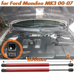 Qty(2) Hood Struts for Ford Mondeo MK3 Hatchback 2000-2007 Front Bonnet Lift Supports Shock Absorbers Gas Springs Strut Bars