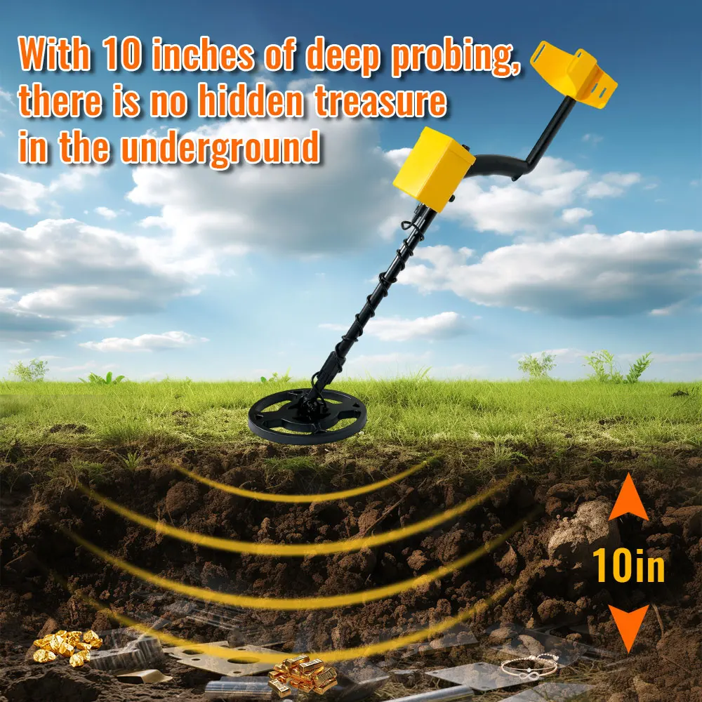 Hot Selling Underground Metal Detector TC-200 High Sensitivity Liquid Crystal Professional Gold Hunter Circuit Waterproof Coil image 3