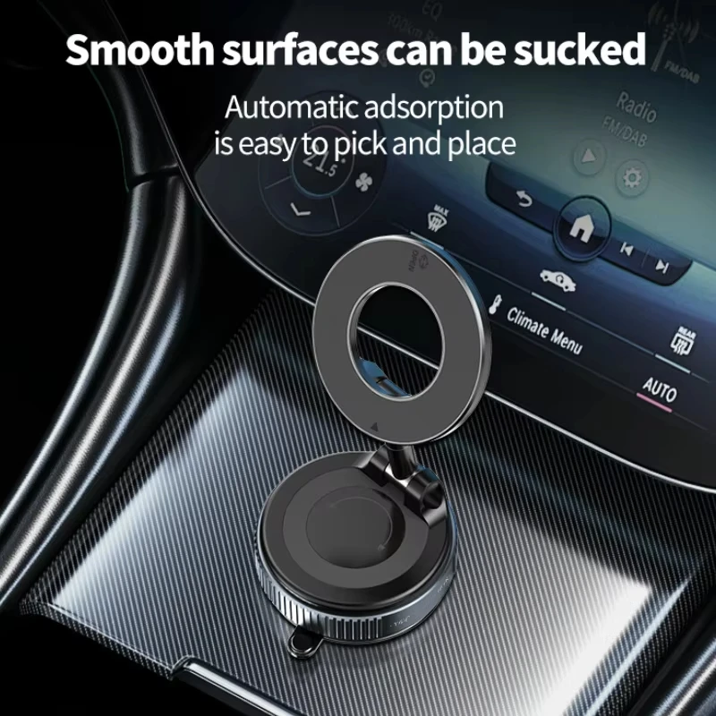 Infaste K007 Car Phone Holder Strong Magnetic 360° Adjustable Foldable Design for Universal Cellphones iPhone Android Devices