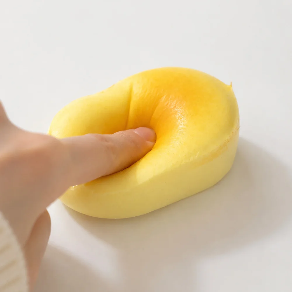 Leadhome Soft Squishy Cheese Cake Bread Squishy Squishy Stuffing Stress Ball