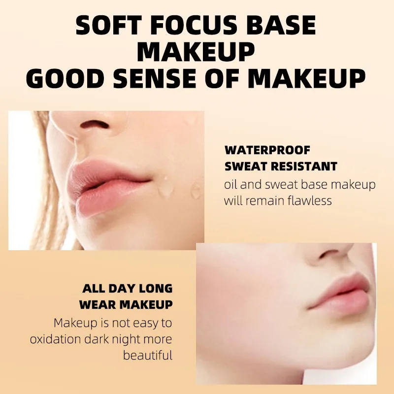 SPF30 Moisture Sunscreen BB Cream Liquid Face Base Foundation Whitening BB Cream Foundation Cream Face Makeup Concealer Cream