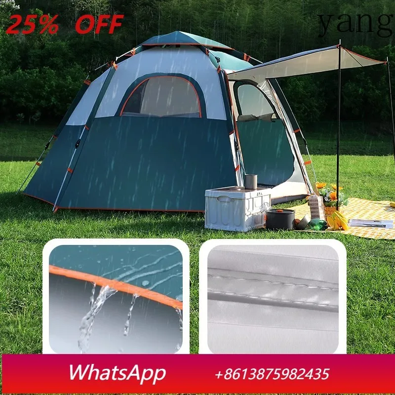 

Yjq folding tent outdoor portable camping night thickened rainproof automatic quick opening
