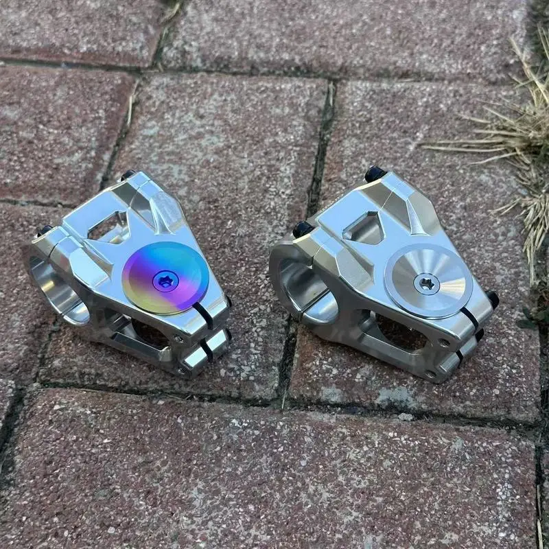 CHIBITEMountain bike bicycle titanium alloy bowl-shaped handlebar stem cover front fork road dirt slope forest