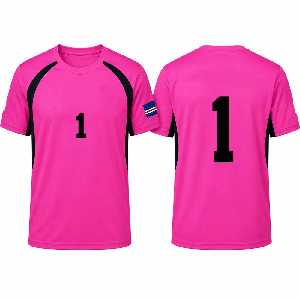 2026 Cape Verde Football Jersey Unisex Short-Sleeve Fan Shirt Regular Fit Suitable for Matches and Training Summer Cheer Top