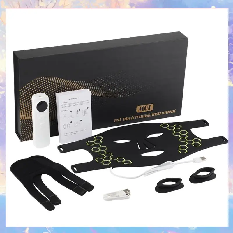 

USB Electronic Mask IPL Rejuvenation Lightens Fine Lines Brighten Skin Tone Soft And Skin-Friendly