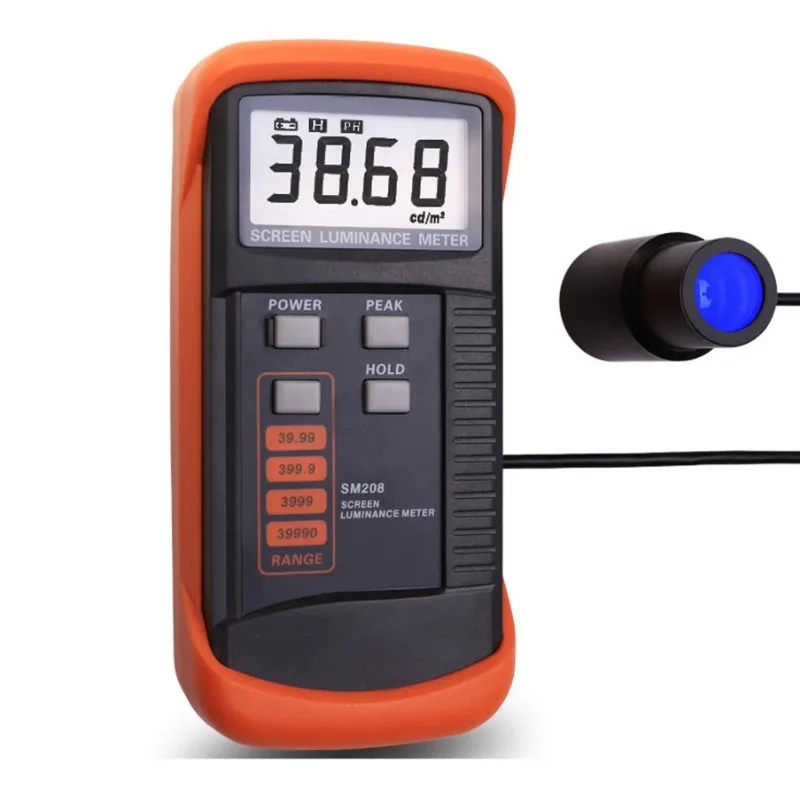 

Screen luminance meter tester SM208 luminance metering 0.01-3999 0cd/m2 digital display
