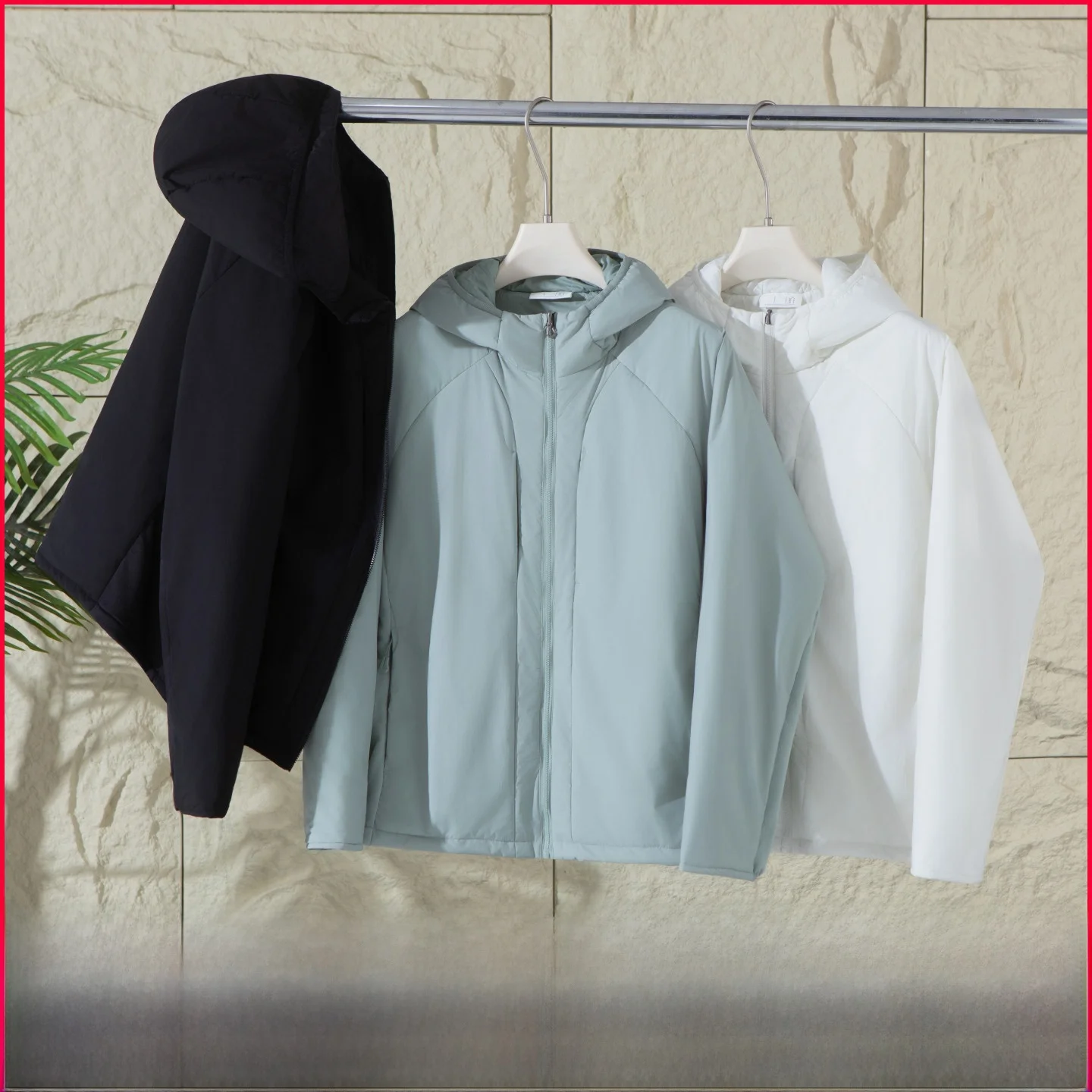 

Outdoor Tech Cotton Jaet Men's Women's Windproof Warmth Breathable Hooded Cotton Clothing Lightweight Travel Friendly