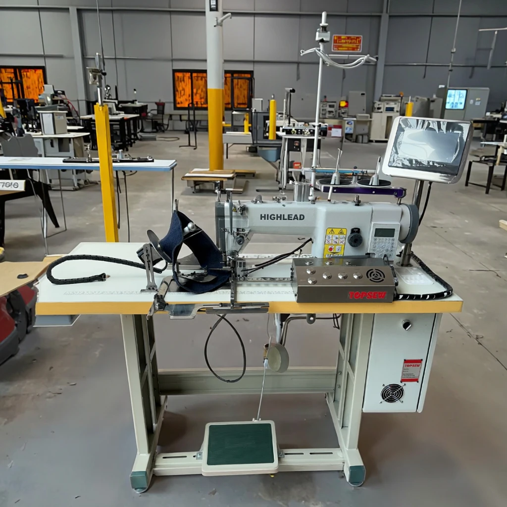 ATV&UTVHigh-Speed Automatic Hat Brim Sewing Machine for Home Industrial Use Featuring Thread Trimmer Manual Feed Mechanism Engin