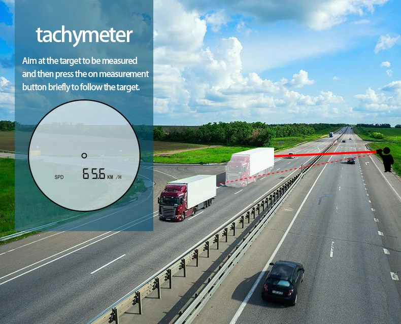 아이케시 레이저 거리측정기 골프 사냥 핀찾기 깃발 잠금 거리 측정